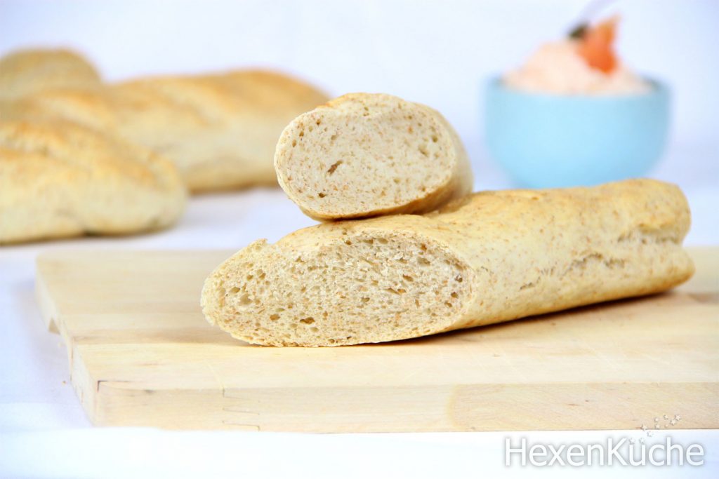 Dinkel – Weizen Baguette – Hexenküche.de