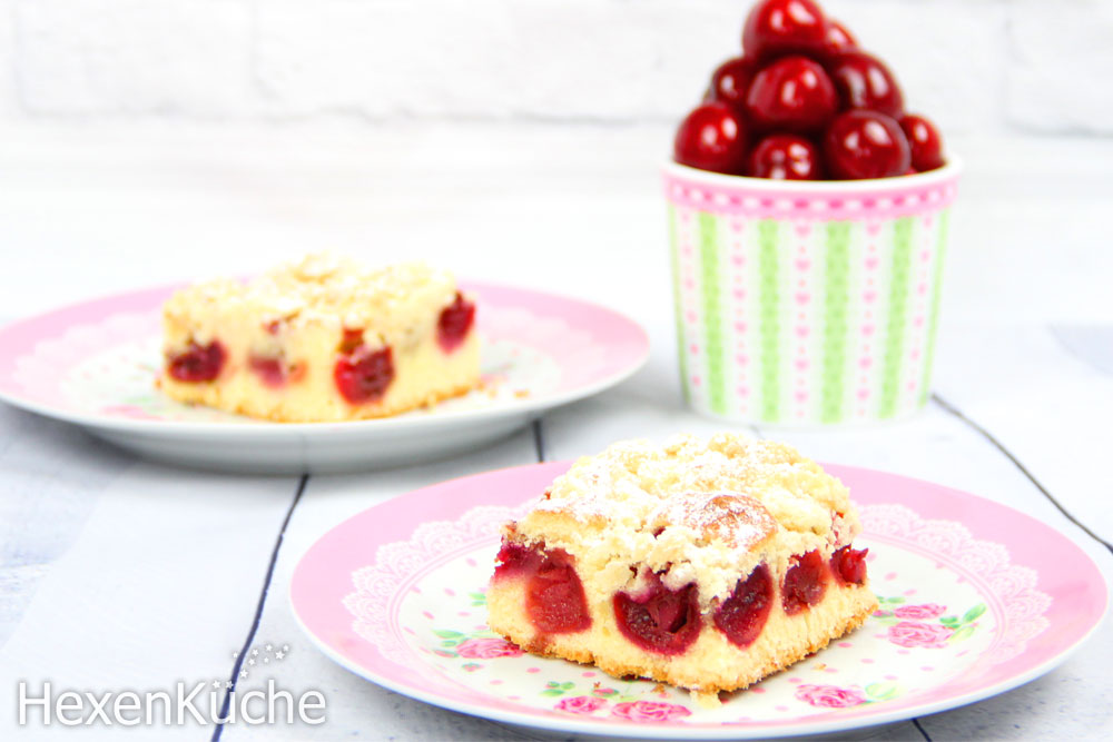 Kirsch-Streusel-Kuchen vom Blech « dieHexenküche.de | Thermomix Rezepte