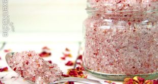 Rosenblüten Badesalz, schnell und einfach selber machen, Thermomix Rezept