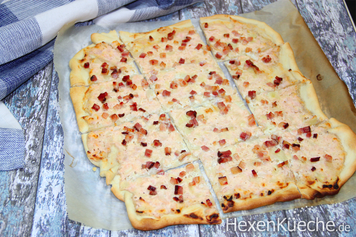 ♥ Elsässer Flammkuchen ♥ Rezept mit dem Thermomix