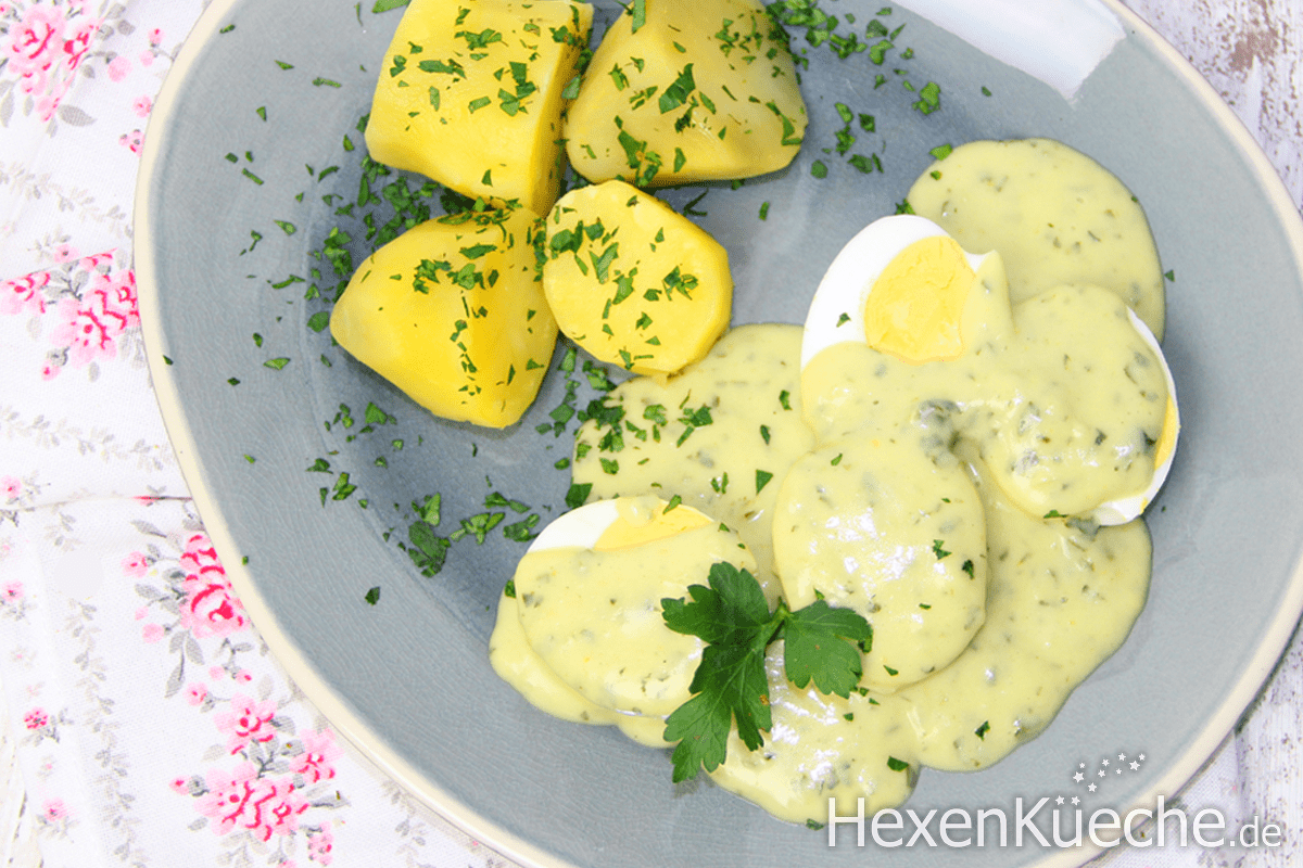 ♥ Eier in Senfsoße mit Kartoffeln - All in One ♥ All in One Rezept aus ...