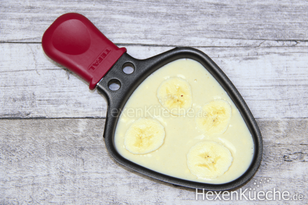 Raclette Pfännchen – Schoko-Bananen Waffeln – Hexenküche.de