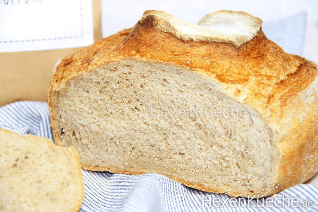 Backmischung zum verschenken Topfbrot. Geschenke aus der Küche. Last Minute Geschenkidee