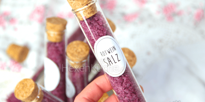 Rotwein Salz selber machen | Thermomix Rezept