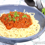 Grünkern Bolognese mit Spagetti | Thermomix Rezept