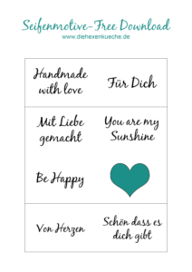 Seife mit Botschaften Hexenküche.de