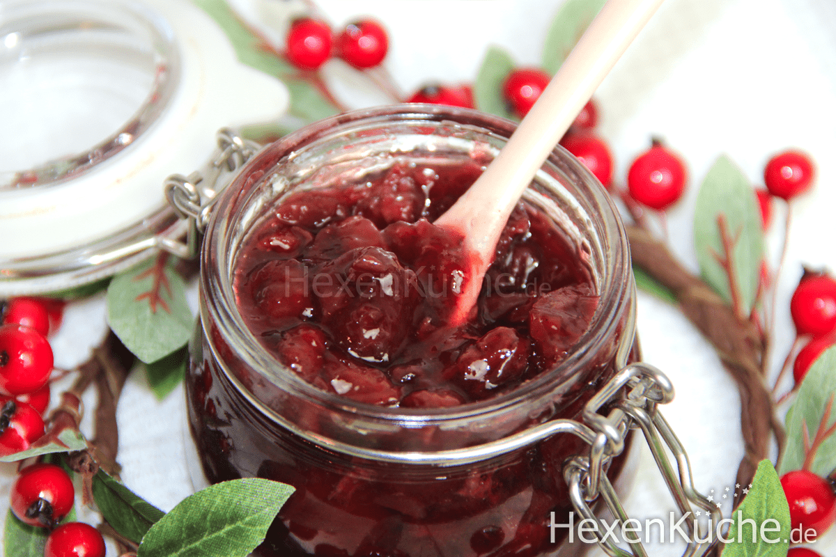 Glühweinmarmelade mit Kirschen – Hexenküche.de
