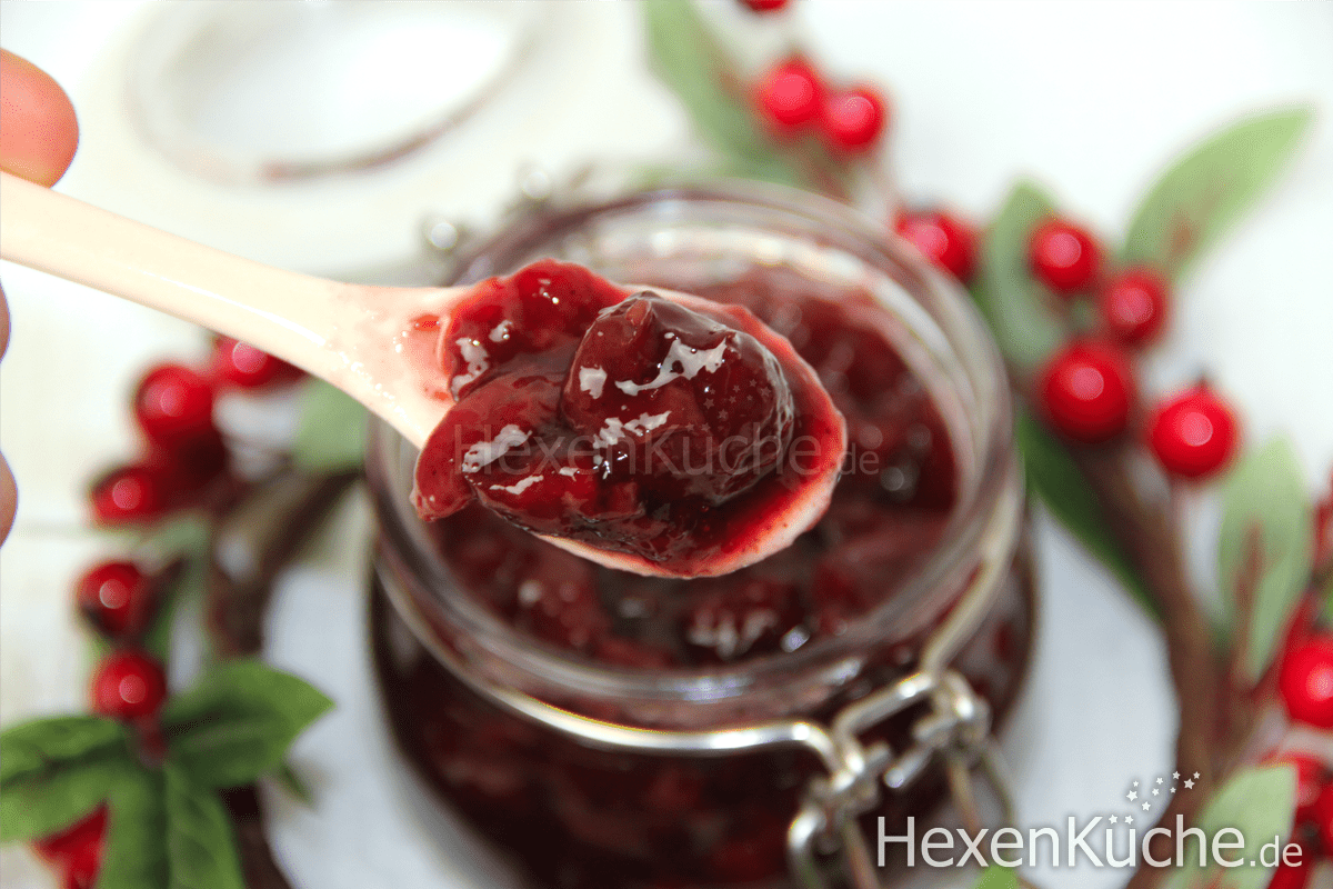 Glühweinmarmelade mit Kirschen – Hexenküche.de