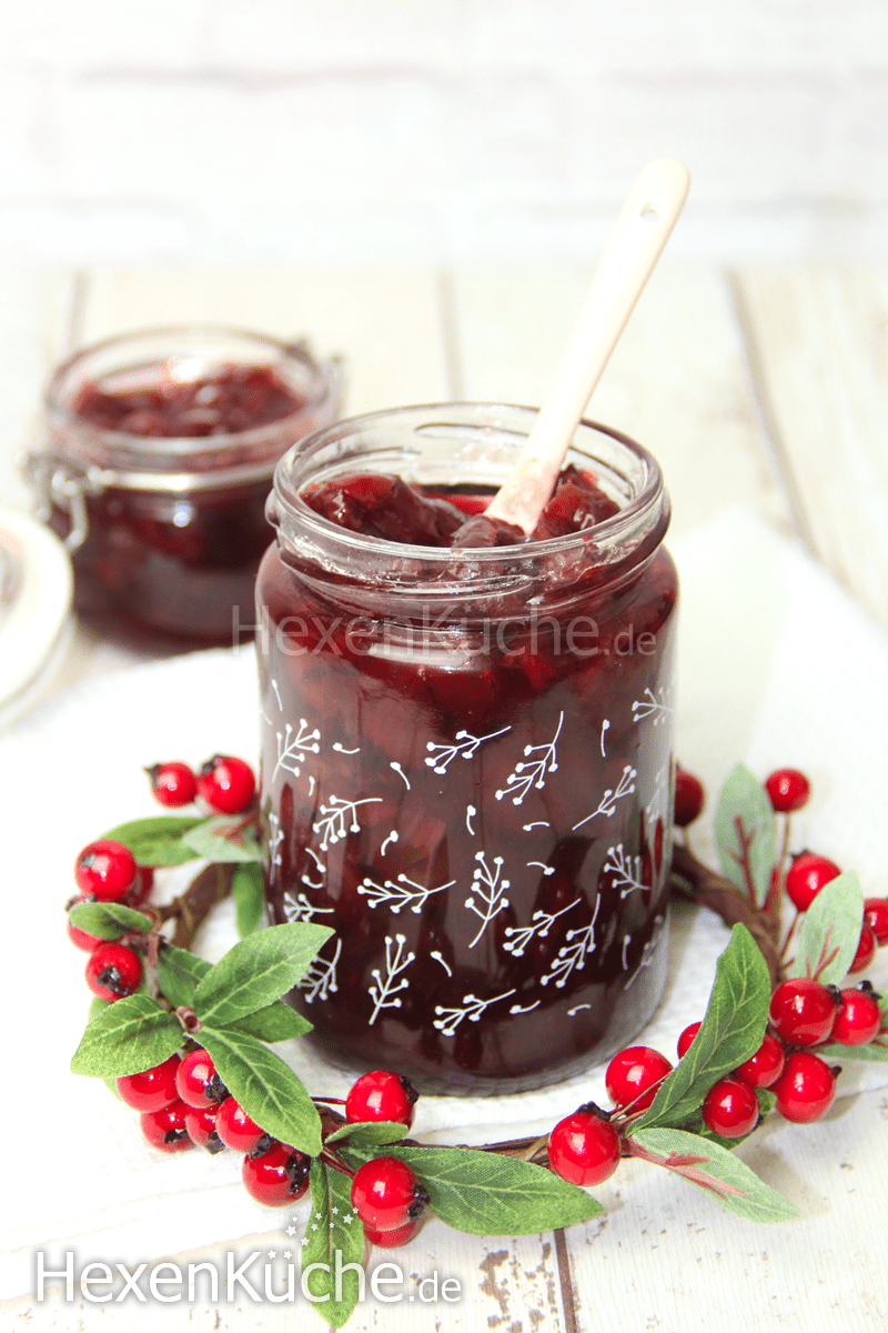 Glühweinmarmelade mit Kirschen – Hexenküche.de