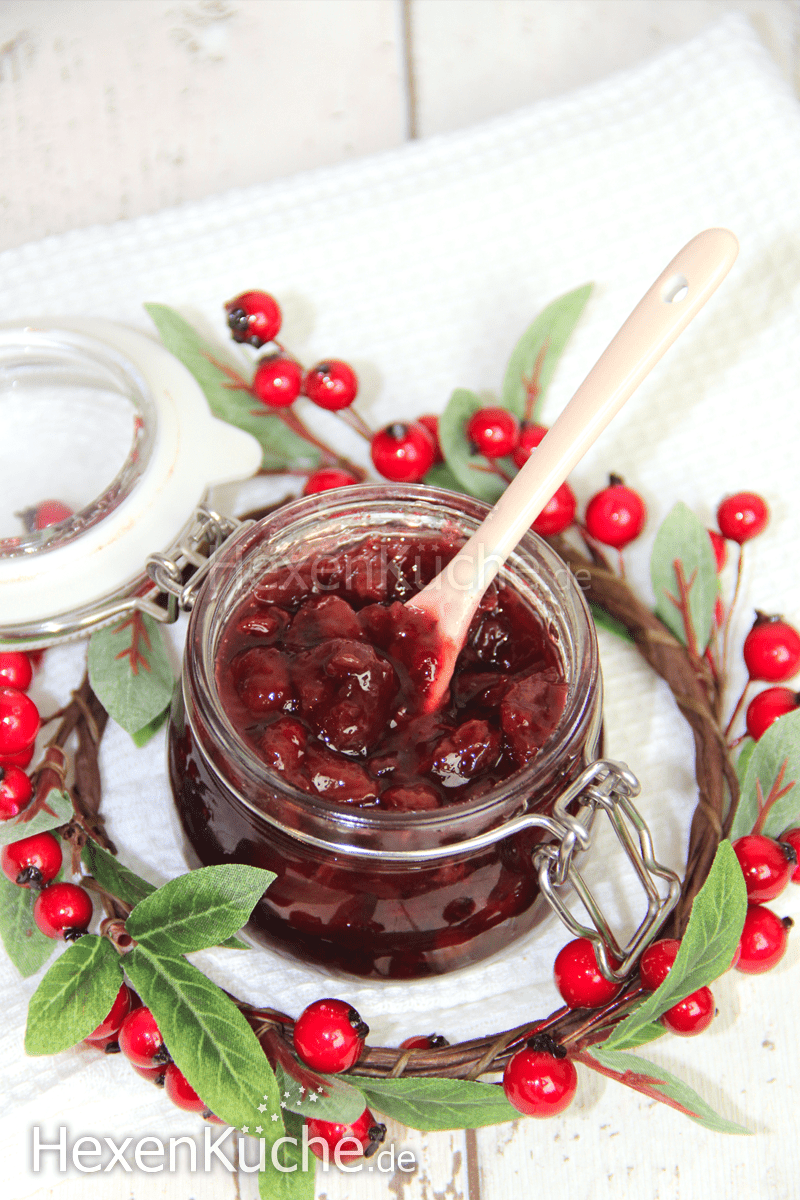 Glühweinmarmelade mit Kirschen – Hexenküche.de