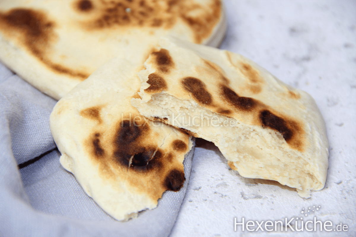 pfannenbrot ohne hefe mit joghurt